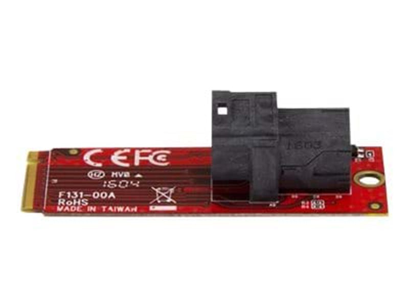 StarTech.com U.2 (SFF-8643) to M.2 PCI Express 3.0 x4 Host Adapter Card for 2.5" U.2 NVMe SSD - interfaceadapter - SAS - M.2 Car
