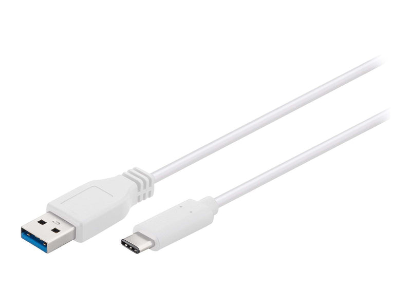 Pro USB-A - USB-C - 1m - Weiß