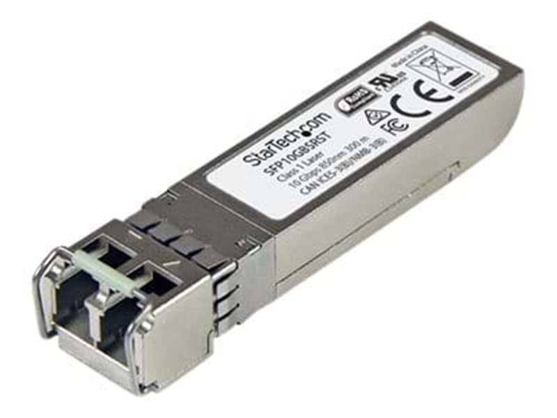 StarTech.com MSA Compliant 10 Gigabit Fiber SFP+ Transceiver Module - 10GBase-SR - MM LC - 300 m - SFP+ transceiver modul - 10 G