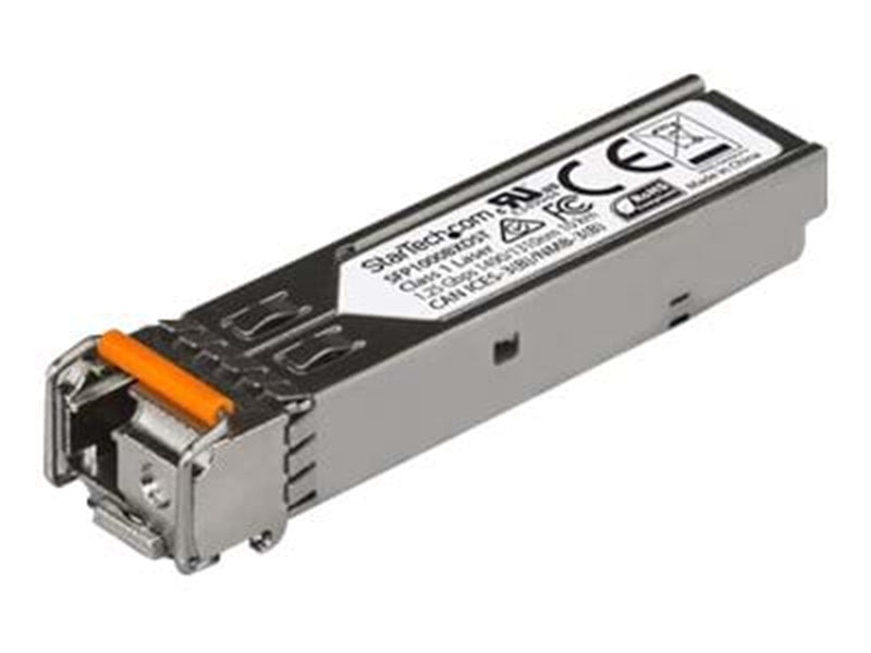 StarTech.com MSA Compliant Gigabit Fiber SFP Transceiver - 1000Base-BX (Downstream) - SM LC - 10 km - SFP (mini-GBIC) transceive