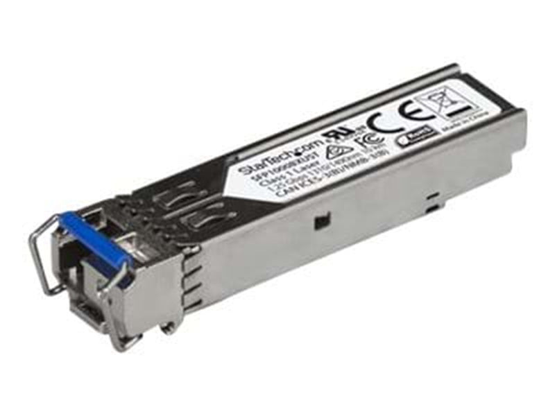 StarTech.com MSA Compliant Gigabit Fiber SFP Transceiver Module - 1000Base-BX (Upstream) - SM LC - 10 km - SFP (mini-GBIC) trans