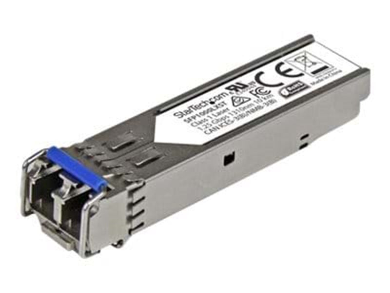 StarTech.com MSA Compliant Gigabit Fiber SFP Transceiver Module - 1000Base-LX - SM LC - 10 km - SFP (mini-GBIC) transceiver modu