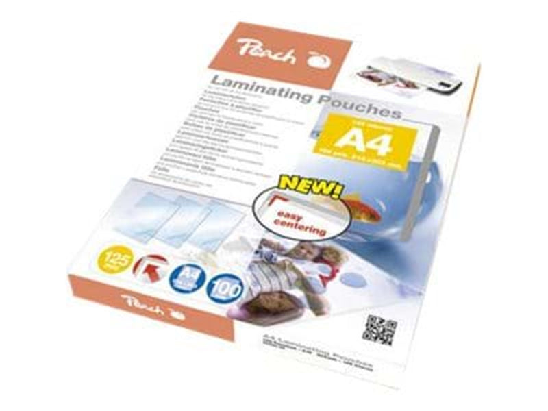 Peach - 100-pakke - laminerings poser