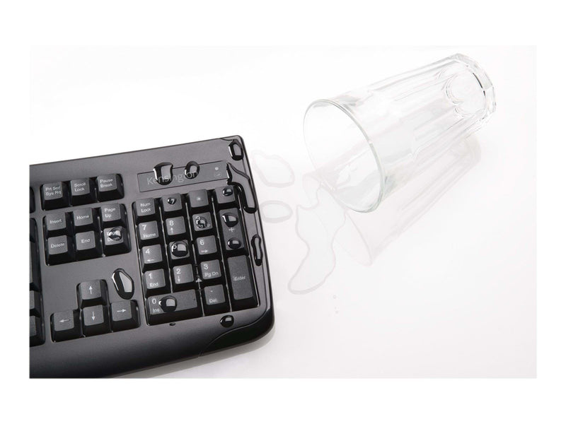 Kensington Pro Fit Desktop Set - Tastatur & Maus Set - Deutsch - Schwarz