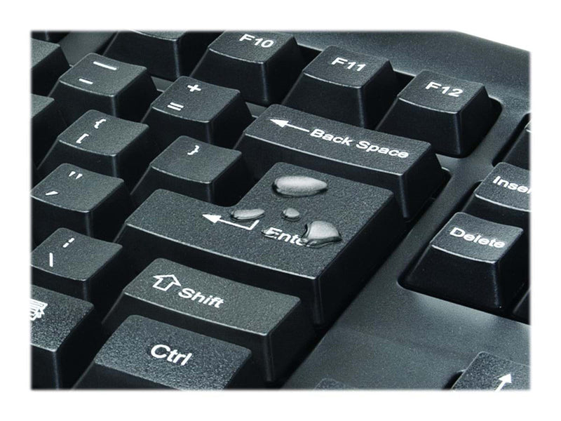 Kensington Pro Fit Desktop Set - Tastatur & Maus Set - Deutsch - Schwarz