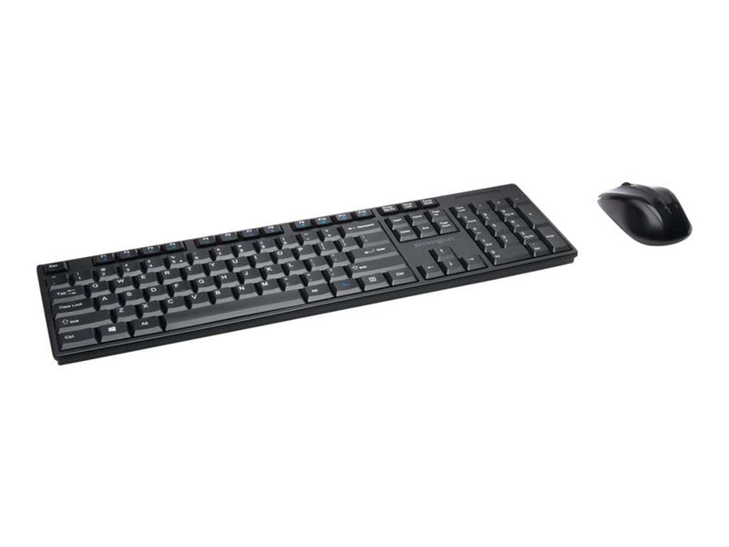 Kensington Pro Fit Desktop Set - Tastatur & Maus Set - Deutsch - Schwarz