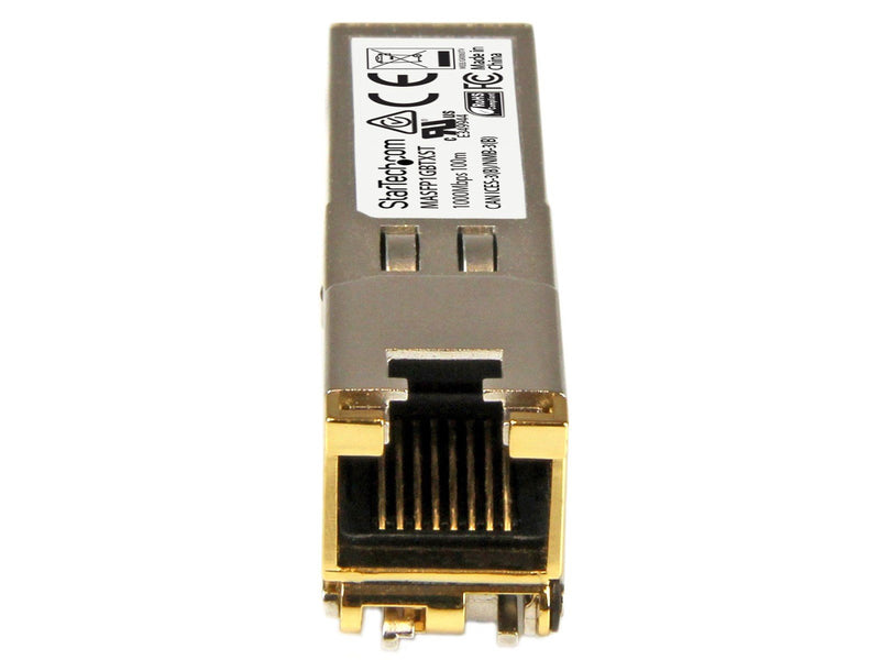 StarTech.com MASFP1GBTXST Cisco Meraki MA-SFP-1GB-TX Compatible SFP Module - 1000BASE-T - SFP to RJ45 Cat6/Cat5e - 10/100/1000 M