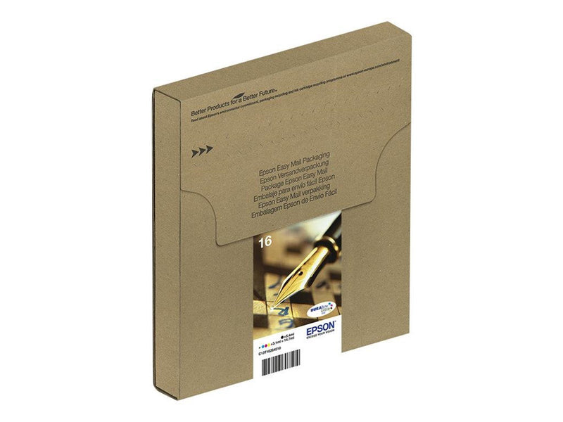 Epson 16 Multipack Easy Mail Packaging - 4 pakker - sort gul cyan magenta - original - blækpatron - Tintenpatrone Schwarz