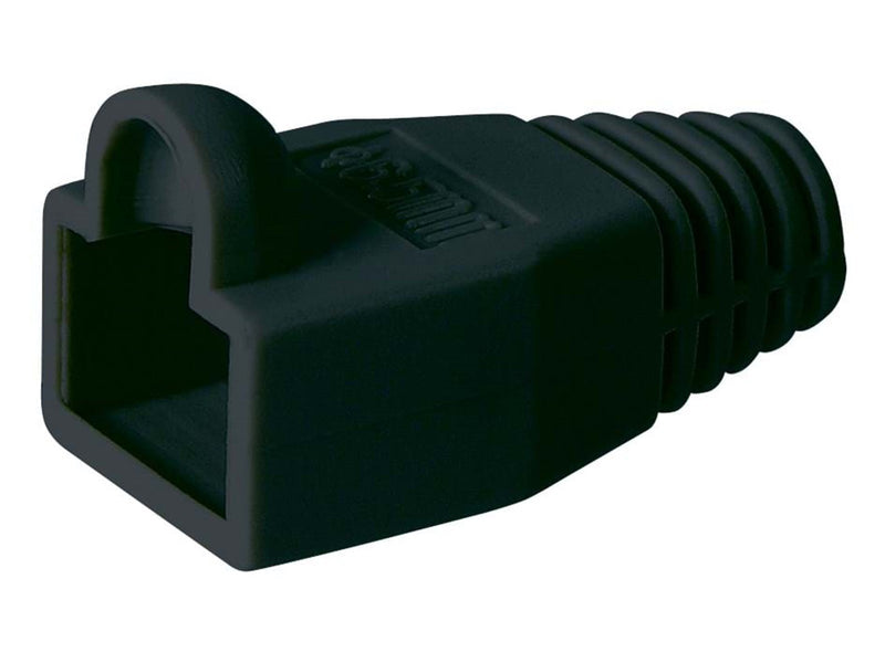 Pro RJ45 tective caps - Black (10 pack) - Schwarz