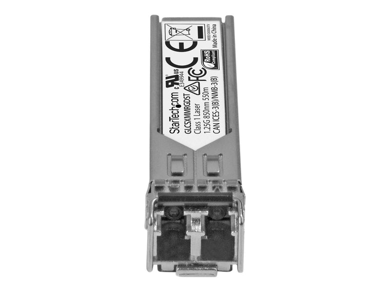 StarTech.com Gigabit Fiber 1000Base-SX SFP Transceiver Module - Cisco GLC-SX-MM-RGD Compatible - MM LC - 550 m (1804 ft) - SFP (