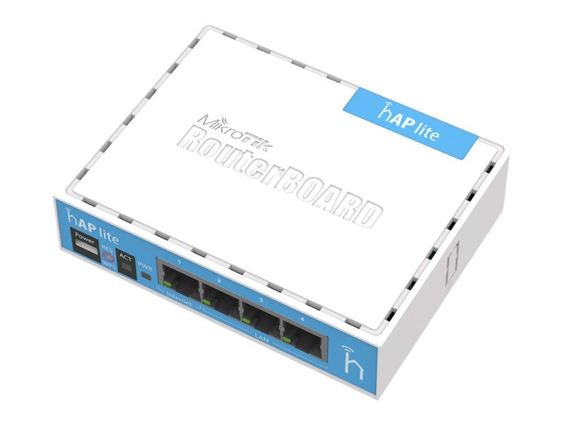 MikroTik RouterBOARD hAP-Lite - Wireless router N Standard - 802.11n