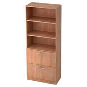 HAMMERBACHER Regalschrank, V7300/N/N/RE nussbaum