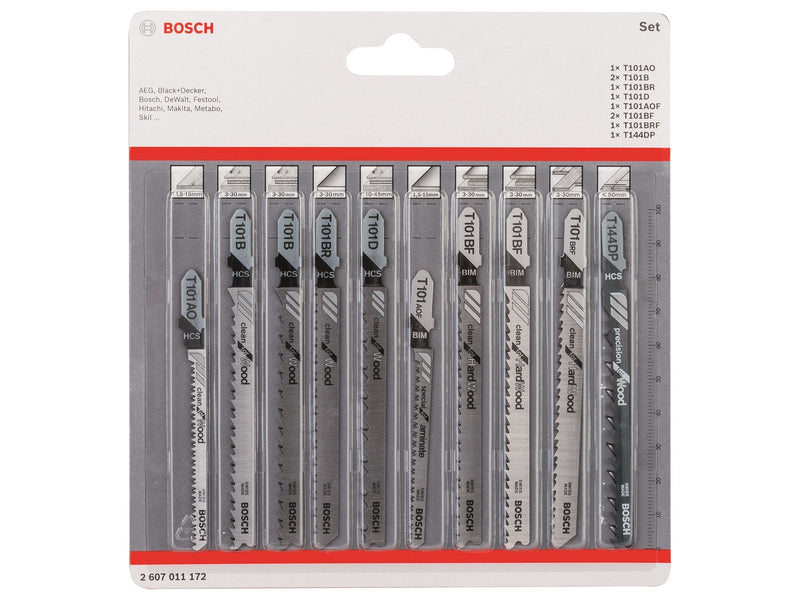 Bosch STIKSAVKLINGESÆT TRÆ FIN 10STK