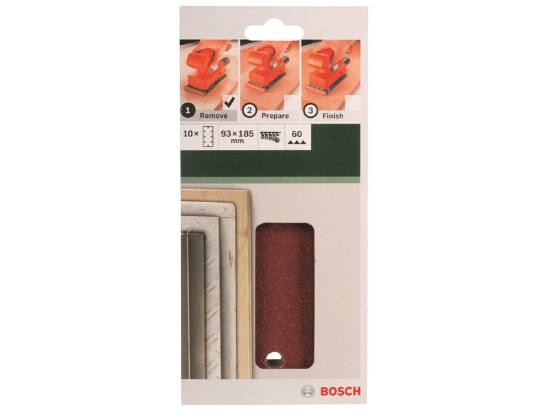 SLIBEBL 93X185MM K60 HUL 10STK GL