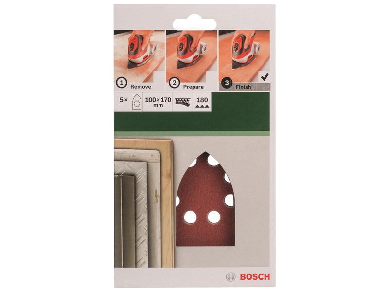 SLIBEBL 100X170MM K180 HUL 5STK GL