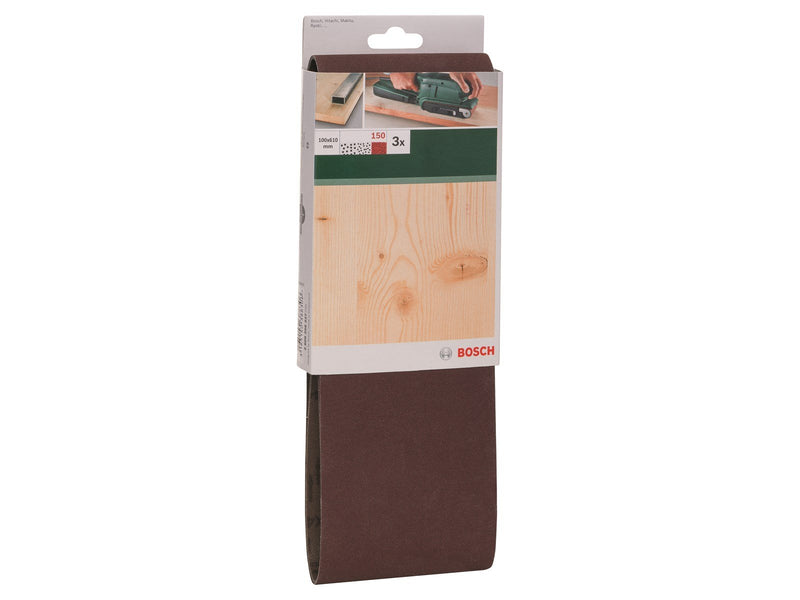 SLIBEBÅND 100X610MM K150 R:W U/HUL 3STK
