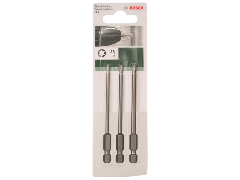 BITS SÆT T8-15 89MM STANDARD 3STK