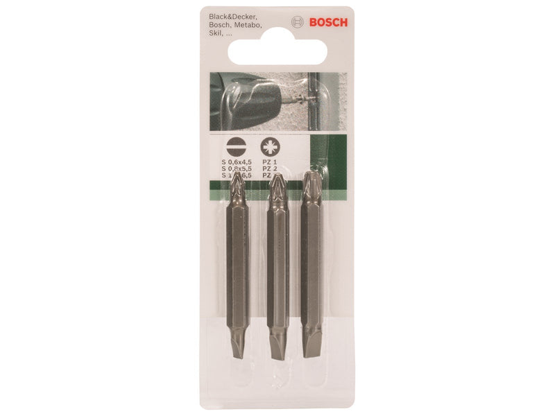 BITS DOBBELT SÆT LS 60MM 3STK