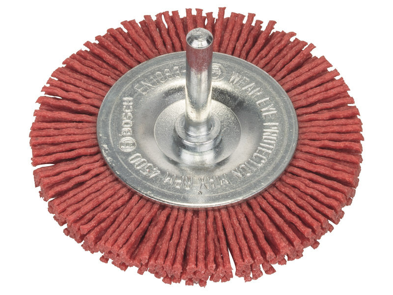 SLIBESKIVEBØRSTE NYLON SIC Ø75MM 6MM