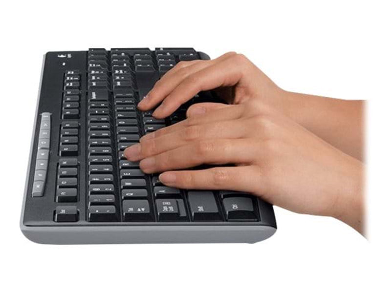 Logitech MK270 Wireless Combo - BE - Tastatur & Maus Set - Belgisch - Schwarz