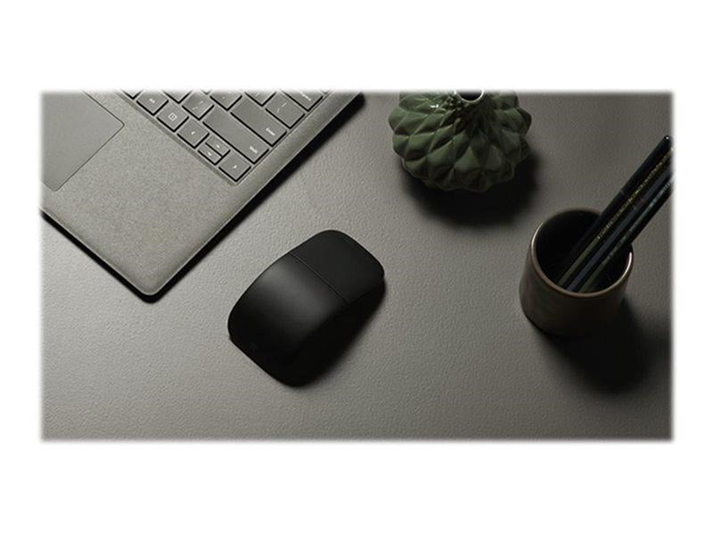 Microsoft Surface Arc Mouse Bluetooth Black - Maus (Schwarz)