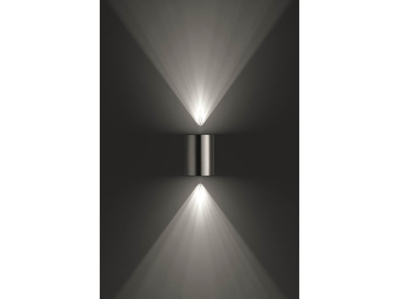 Philips Buxus wall lantern inox 2x4.5w selv