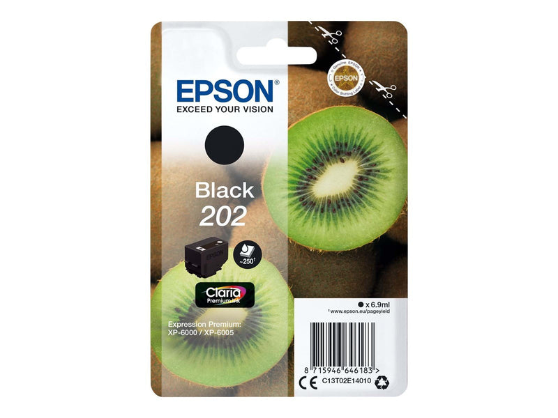 Epson 202 - sort - original - blækpatron - Tintenpatrone Schwarz
