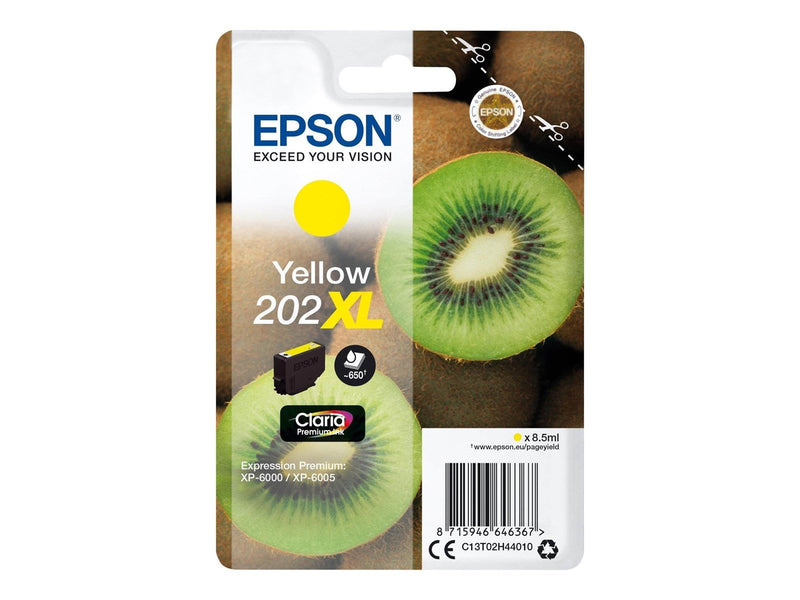 Epson 202XL - XL - gul - original - blækpatron - Tintenpatrone Gelb