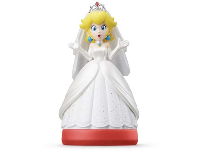 Nintendo Amiibo Peach in wedding outfit
