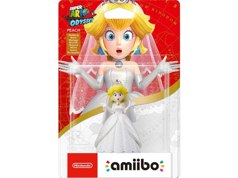 Nintendo Amiibo Peach in wedding outfit