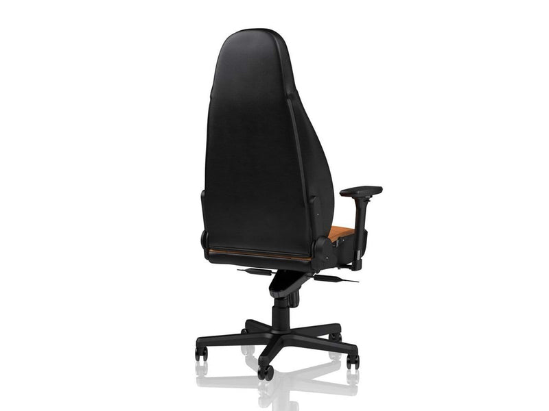 noblechairs ICON Series Real Leather - Cognac / Black Gaming Stuhl - Braun / Schwarz - Leder - Bis zu 150 kg