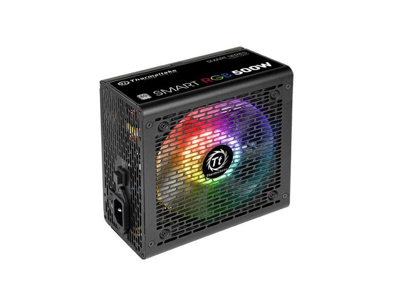 Thermaltake Smart RGB 500W Netzteile - 500 Watt - 120 mm - ATX - 80 Plus White (bis zu 80% effektiv)