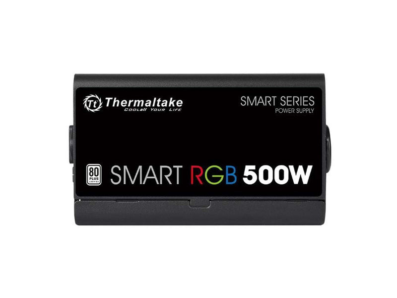 Thermaltake Smart RGB 500W Netzteile - 500 Watt - 120 mm - ATX - 80 Plus White (bis zu 80% effektiv)