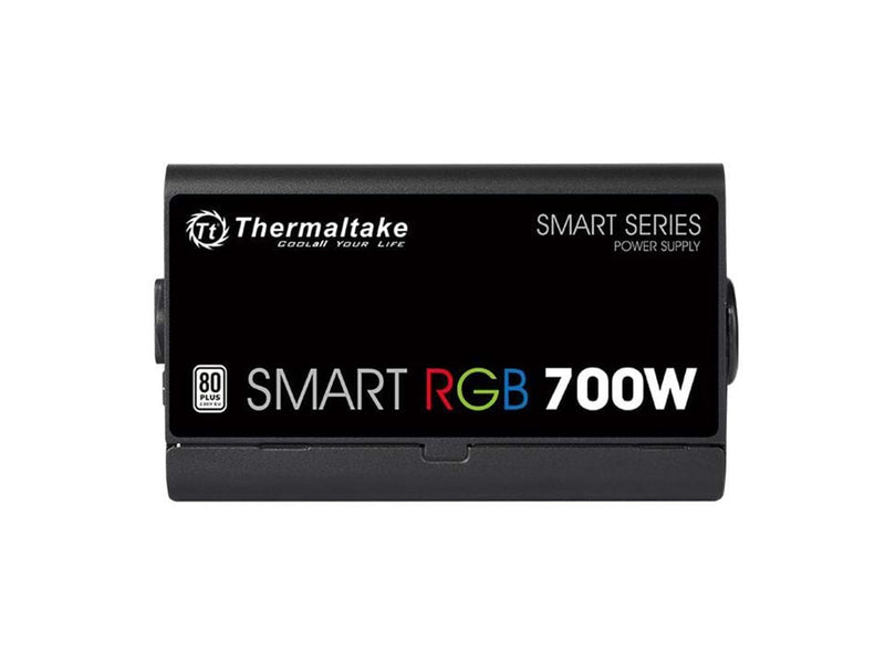Thermaltake Smart RGB 700W Netzteile - 700 Watt - 120 mm - ATX - 80 Plus White (bis zu 80% effektiv)
