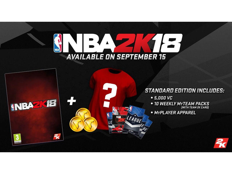 NBA 2K18 - Microsoft Xbox One - Sport - PEGI 3