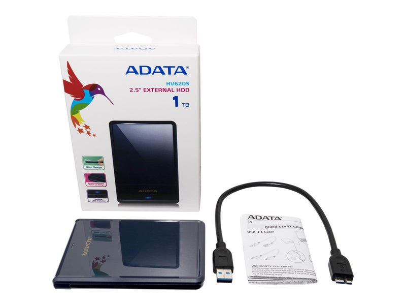 A-Data HV620S Portable Hard Drive - Extern Festplatte - 1TB - Blau