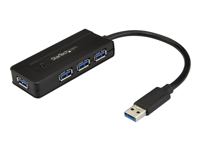 StarTech.com USB 3.0 Hub 4-port with Charge Port USB-Hubs - USB 3.2 - 4 - Schwarz