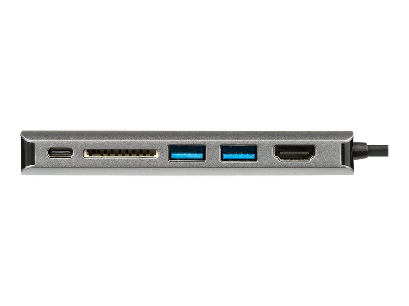 StarTech.com USB-C Multiport Adapter w/ SD Slot - PD - 4K HDMI GbE - USB-A - dockingstation