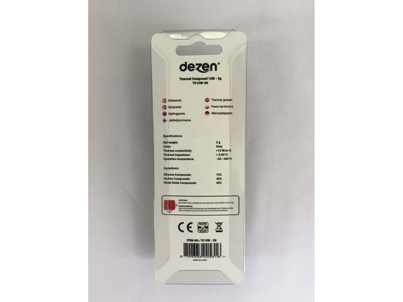 dezen Thermal Compound 12W - 2g - Kühlpaste