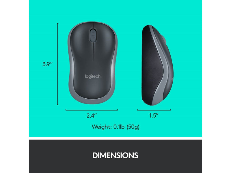 Logitech MK270 Wireless Keyboard and Mouse Combo - US International (Polski) - Tastatur & Maus Set - Englisch - US - Schwarz