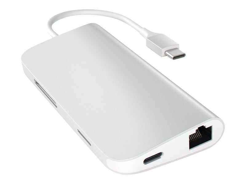 Satechi Type-C Multi-Port 4K Ethernet - Silver