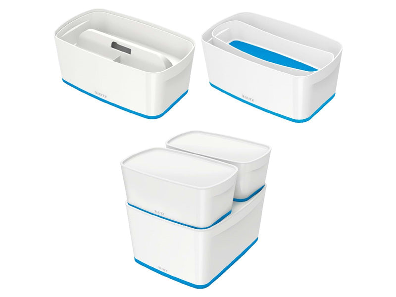 Leitz  MyBox WOW Klein mit Deckel, Aufbewahrungsbox Blau
