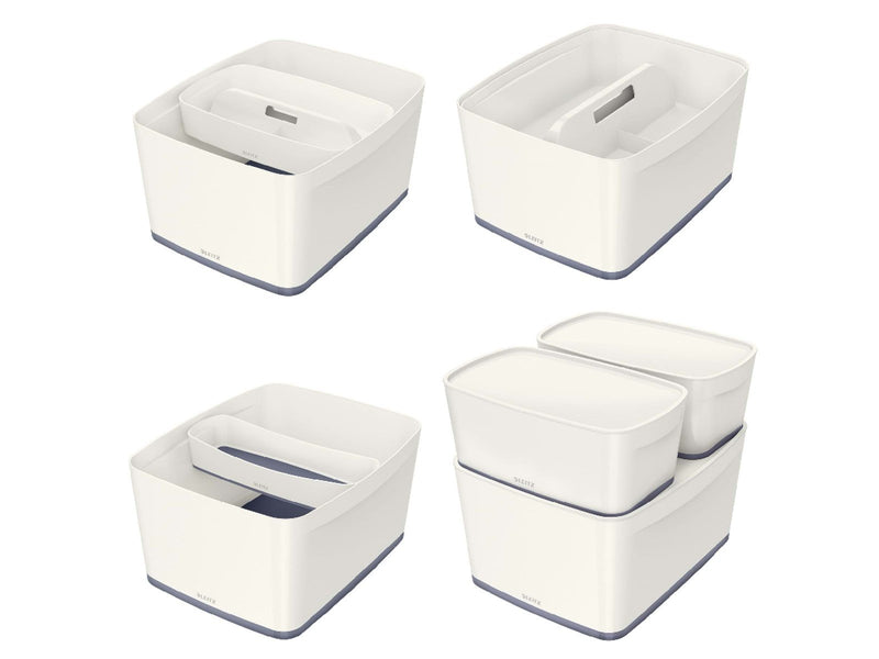Leitz  MyBox groß mit Deckel, Aufbewahrungsbox Weiß