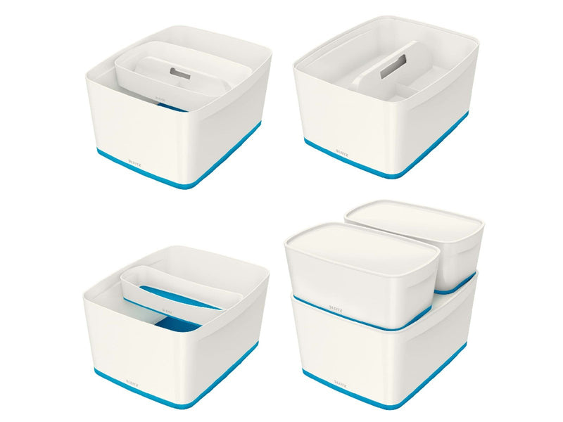 Leitz  MyBox WOW Groß mit Deckel, Aufbewahrungsbox Blau