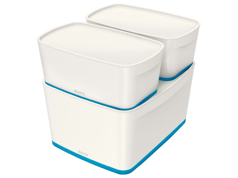 Leitz  MyBox WOW Groß mit Deckel, Aufbewahrungsbox Blau