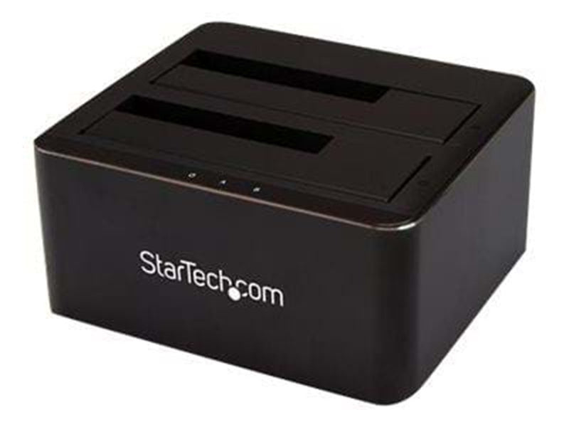 StarTech.com Dual Bay SATA HDD Docking Station for 2.5/3.5" HDDs - USB 3.0 - HDD dockingstation - SATA 6Gb/s - USB 3.0
