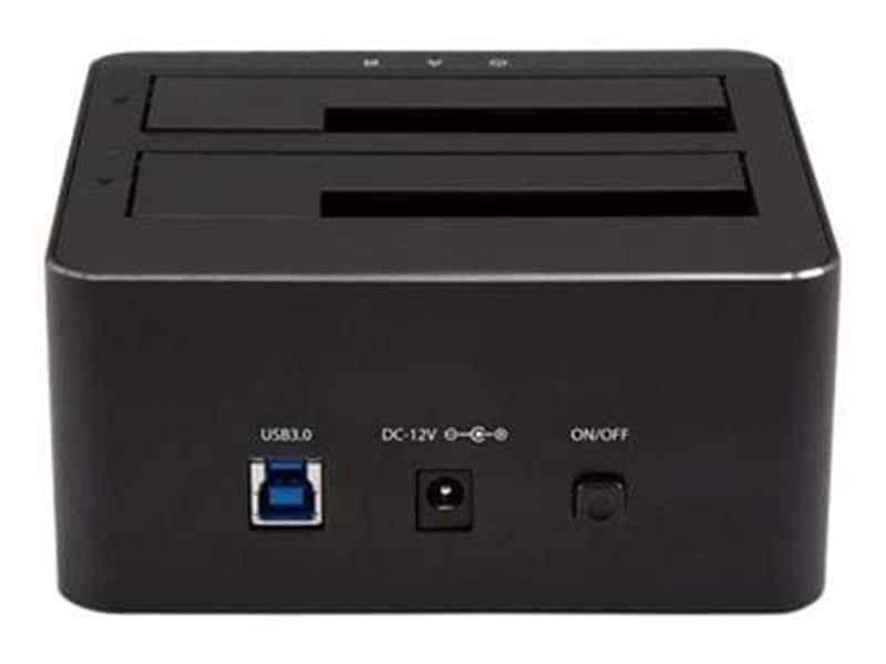 StarTech.com Dual Bay SATA HDD Docking Station for 2.5/3.5" HDDs - USB 3.0 - HDD dockingstation - SATA 6Gb/s - USB 3.0