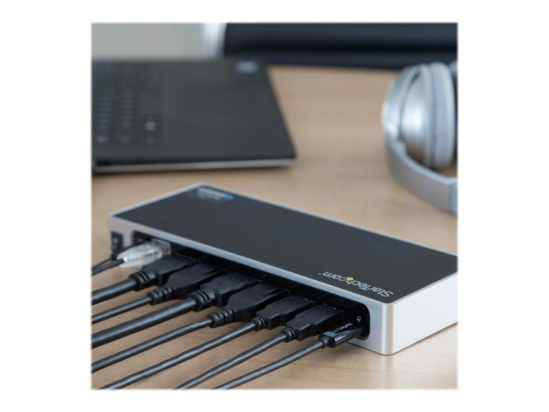 StarTech.com USB-C / USB 3.0 Docking Station - Laptop Docking Station - Dual 4K - dockingstation