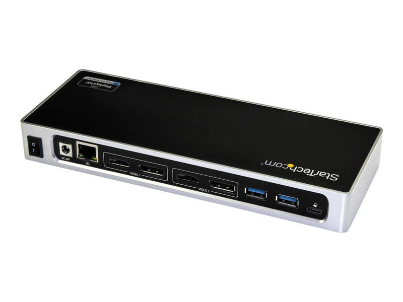 StarTech.com USB-C / USB 3.0 Docking Station - Laptop Docking Station - Dual 4K - dockingstation