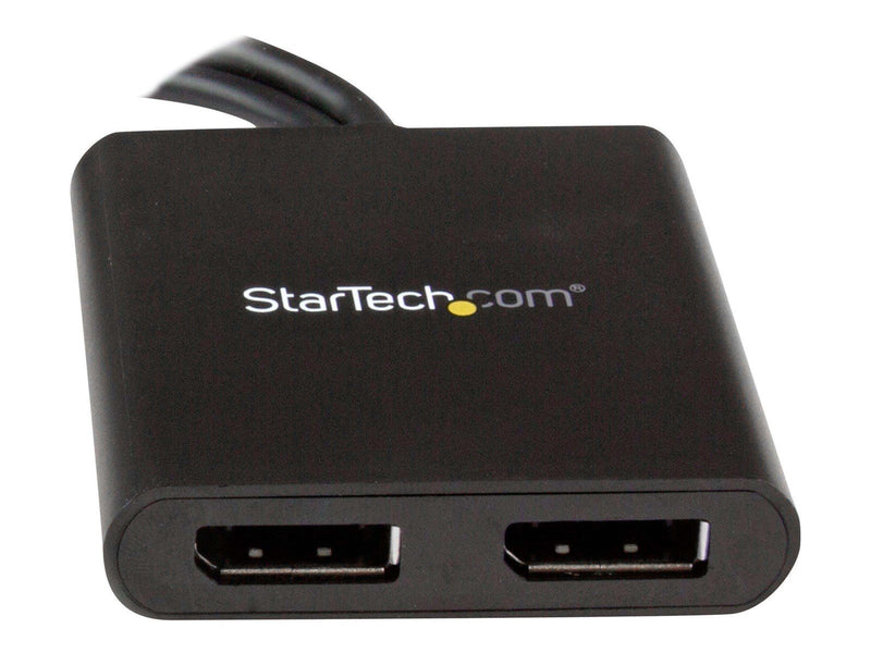 StarTech.com DisplayPort to DP Multi Monitor Splitter - 2-Port MST Hub - videosplitter - 2 porte